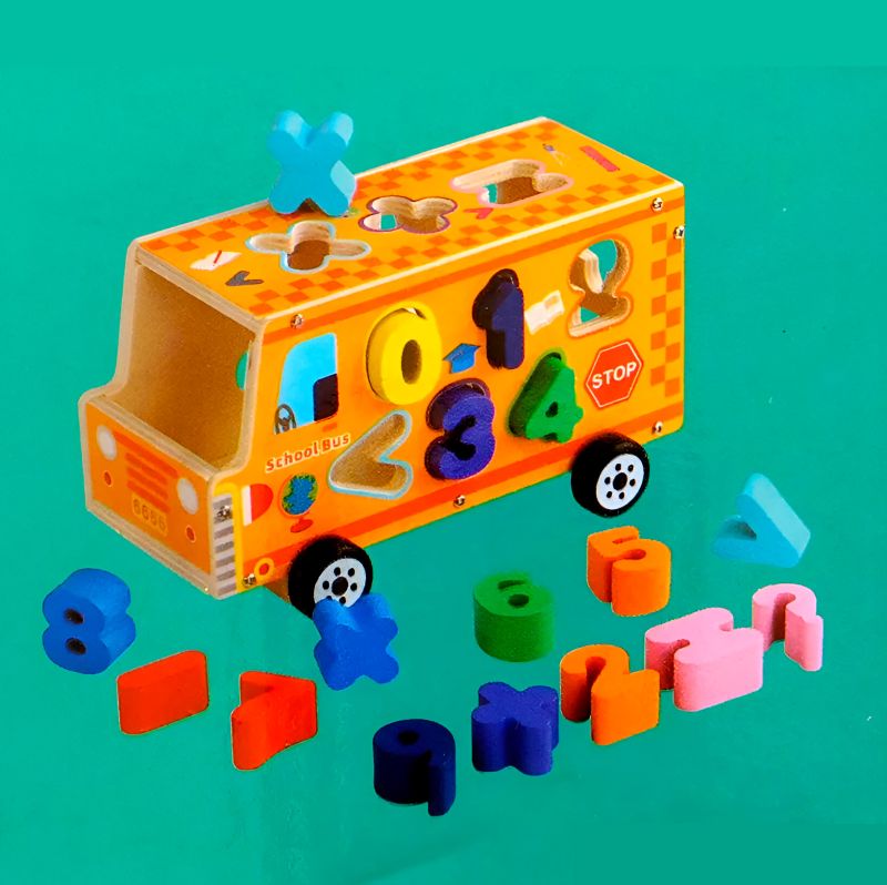 Comprar Juego Bus Escolar Encastre Numeros Multi en Electroshopy